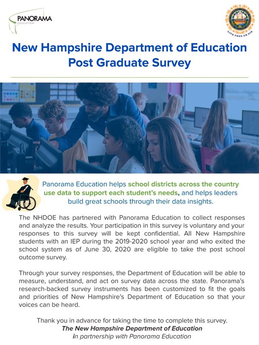 NH Department of Education Post Graduate Survey